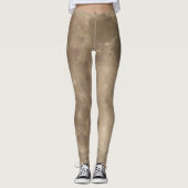 Leggings Pantalons de Cool Lune de surface lunaire (Devant)