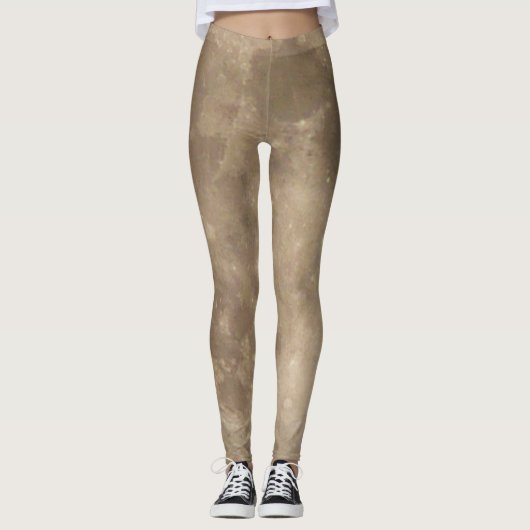Leggings Pantalons de Cool Lune de surface lunaire (Devant)