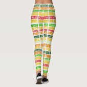 Leggings Pantalons de yoga de jambes extensibles (Dos)