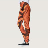 Leggings Pantalons Hot Sizzlin - Leggins d'impression de fl (Gauche)