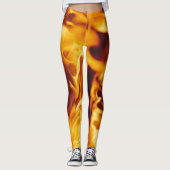 Leggings Pantalons menteurs en feu (Devant)