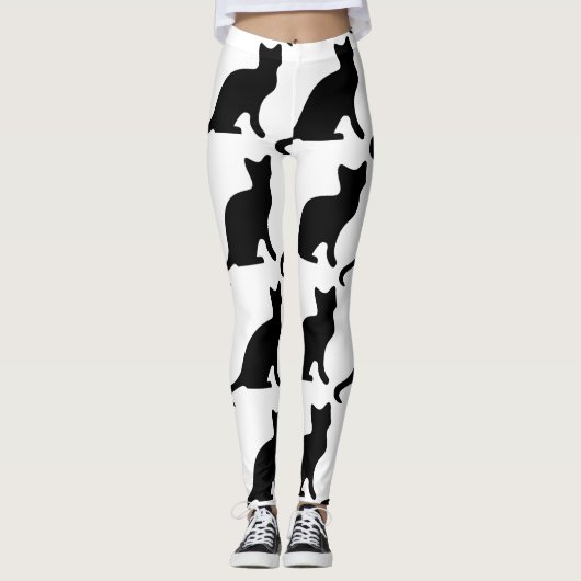 LEGGINGS PANTENTES YOGA CAT (Devant)