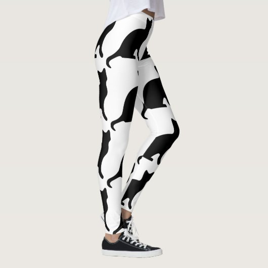 LEGGINGS PANTENTES YOGA CAT (Droite)