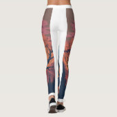 Leggings Panthère noire majestueuse (Dos)