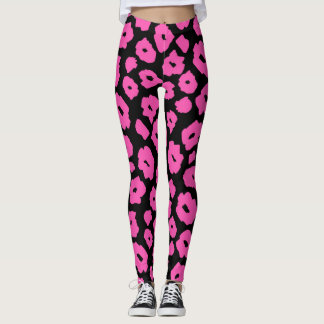 Leggings Panthère rose, Legs d'animaux pour femmes