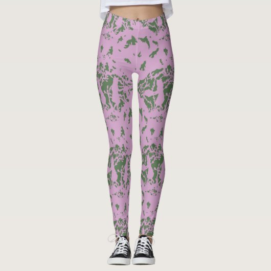 Leggings PaperCut Garden (Devant)