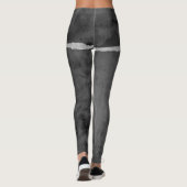 Leggings Papier déchiré gris (Dos)