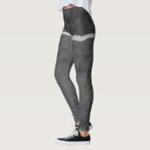 Leggings Papier déchiré gris (Gauche)