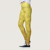 Leggings Papier doré de luxe personnalisé (Gauche)
