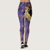 Leggings Papier métallisé violet pour marbre en pierre (Dos)