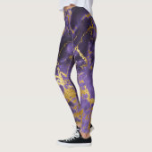 Leggings Papier métallisé violet pour marbre en pierre (Gauche)