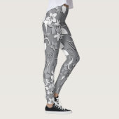 Leggings Papier mural à fleurs 2 (Droite)