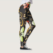 Leggings Papier mural à fleurs 4 (Droite)