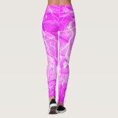 Leggings Papier numérique rose marbre (Dos)