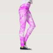 Leggings Papier numérique rose marbre (Droite)