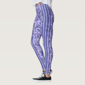 Leggings Papier peint en velours broyé violet image photo (Gauche)