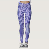 Leggings Papier peint en velours broyé violet image photo (Devant)