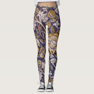 Leggings Papier peint floral Arts & Crafts William Morris W