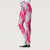 Leggings Papier peint floral asiatique rétro. (Gauche)