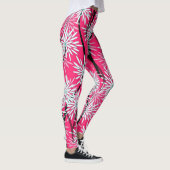 Leggings Papier peint floral asiatique rétro. (Droite)