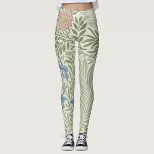 Leggings Papier peint floral de William Morris Larkspur