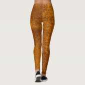 Leggings papier rustique or Abstrait (Dos)
