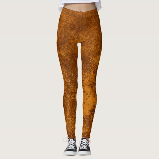 Leggings papier rustique or Abstrait (Devant)