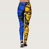 Leggings Papillon Abstrait 2 couleurs (Dos)