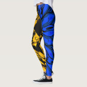 Leggings Papillon Abstrait 2 couleurs (Gauche)