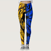 Leggings Papillon Abstrait 2 couleurs (Devant)
