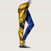 Leggings Papillon Abstrait 2 couleurs (Droite)