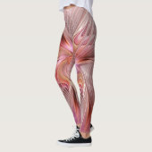 Leggings Papillon Abstrait coloré Imaginaire Fractal Art (Gauche)