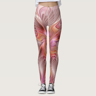Leggings Papillon Abstrait coloré Imaginaire Fractal Art