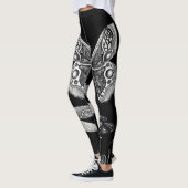 Leggings Papillon attiré par la flamme (Gauche)