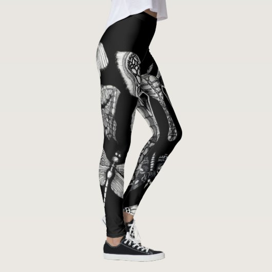 Leggings Papillon attiré par la flamme (Droite)