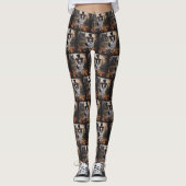 Leggings Papillon Citrouille Halloween effroi (Devant)