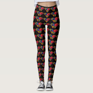 Leggings Papillon coloré cool style personnalisé Motif