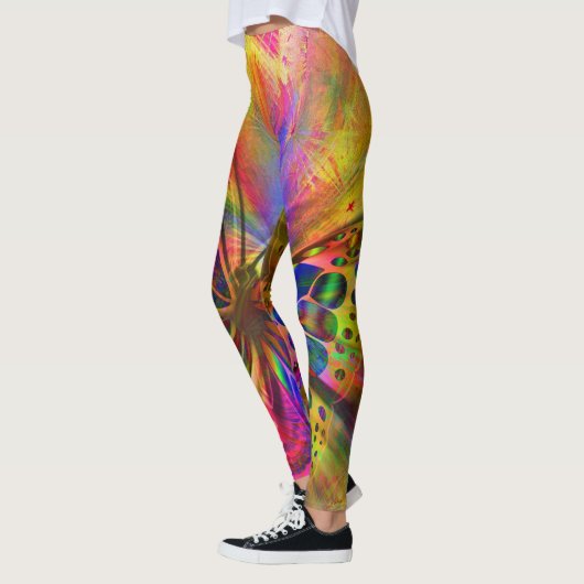 Leggings Papillon de "Tiedye" (Gauche)