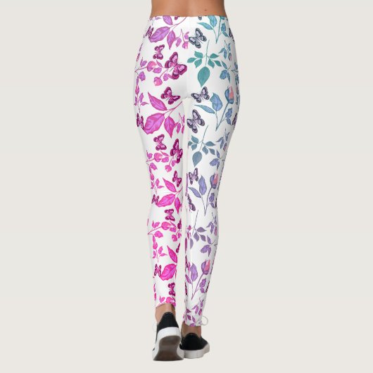Leggings Papillon et belle nature (Dos)