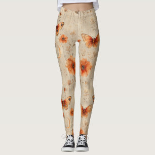 Leggings Papillon Fleur Sauvage Vintage (9)