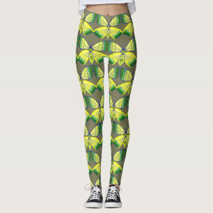 Leggings papillon géométrique inspiré de strass