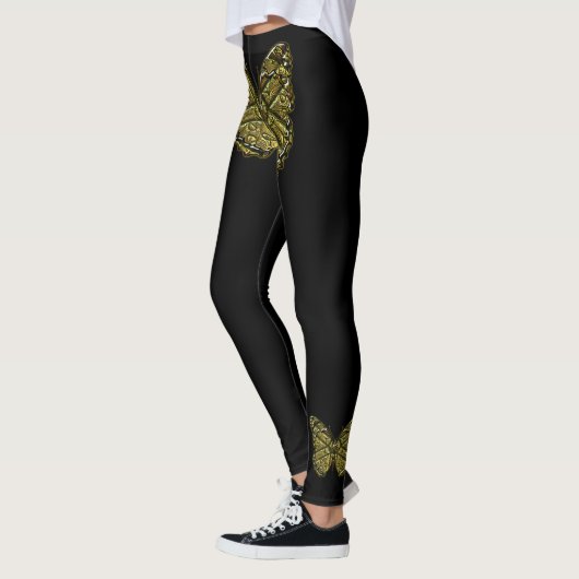 Leggings Papillon Gravé 2 (Gauche)