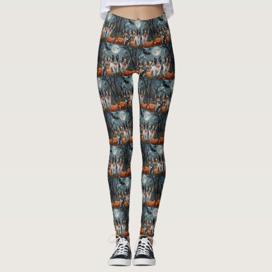 Leggings Papillon Halloween Éffrayant (Devant)