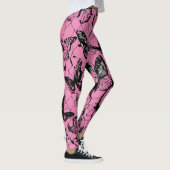 Leggings Papillon Imprimez des légendes tout-sur-impression (Droite)