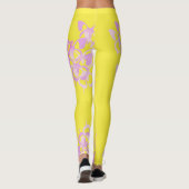 Leggings Papillon : Jambes jaunes (Dos)