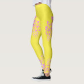 Leggings Papillon : Jambes jaunes (Gauche)