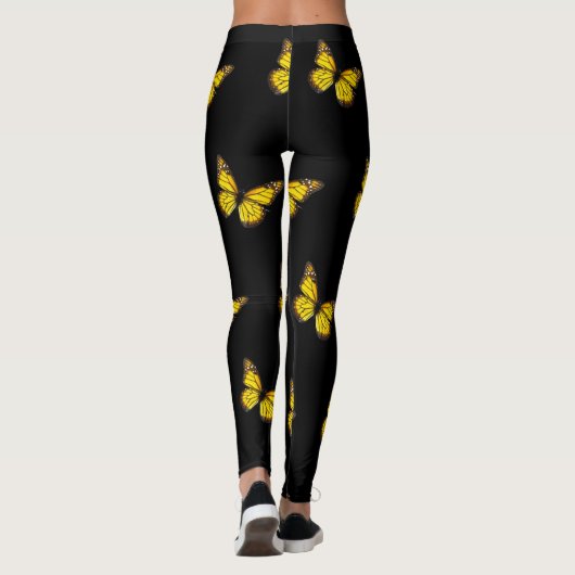 Leggings Papillon jaune (Dos)