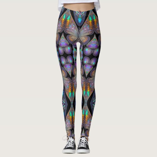 Leggings Papillon lavande (Devant)