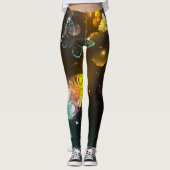 Leggings Papillon lumineux et papillons de nuit (Devant)