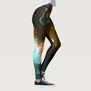 Leggings Papillon lumineux et papillons de nuit